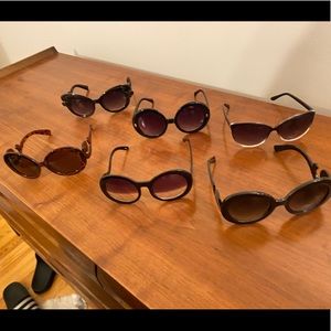 Lot of 6 sunglasses